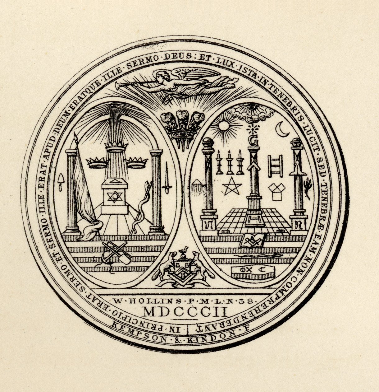 Masonic seal, from 