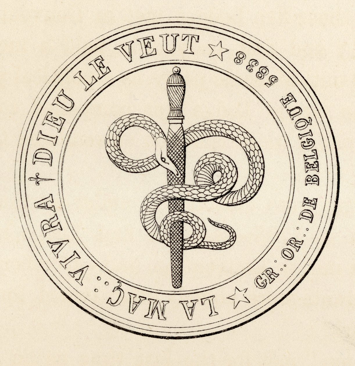 Masonic seal, from 