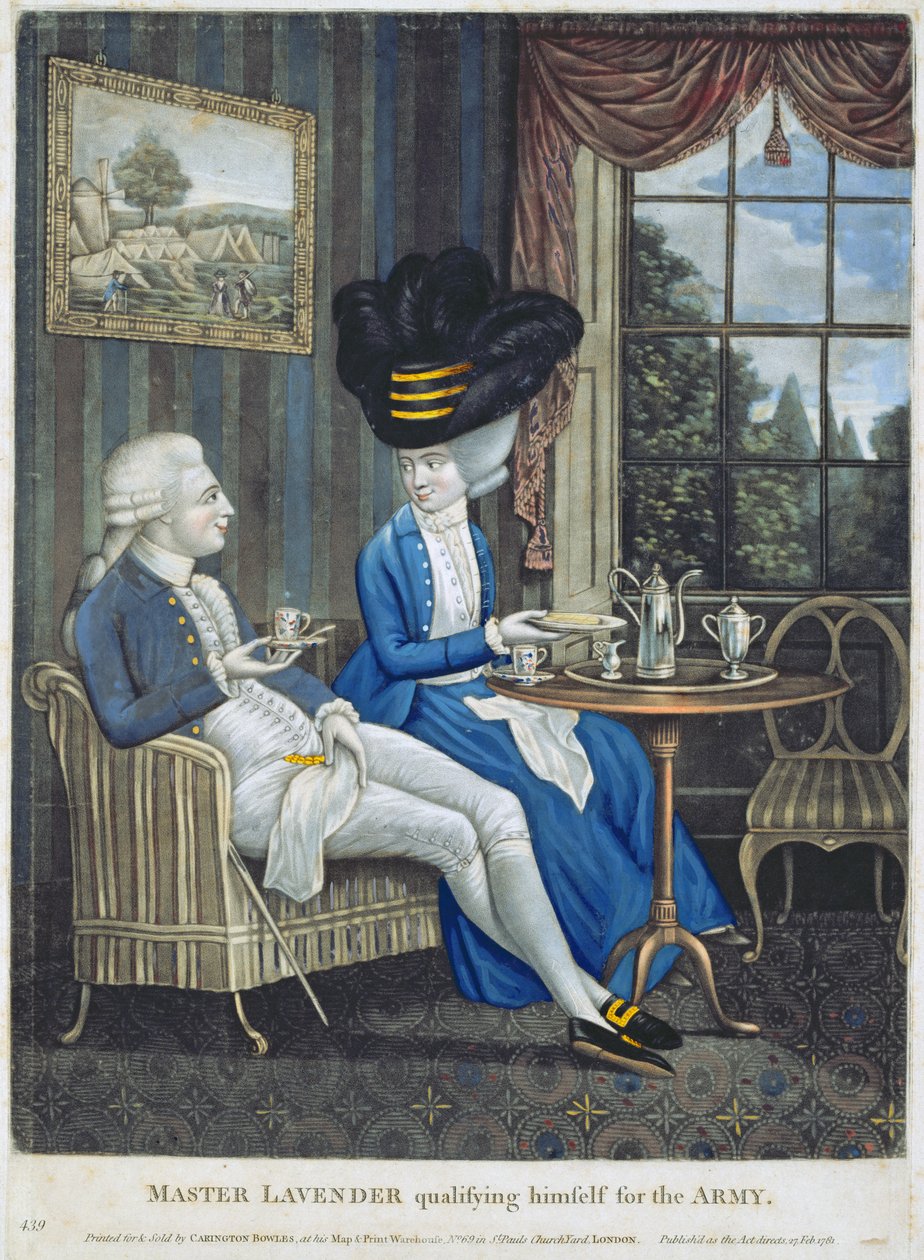 Master Lavender Qualifying Himself for the Army, pub. by Carington Bowles, 1781 by English School