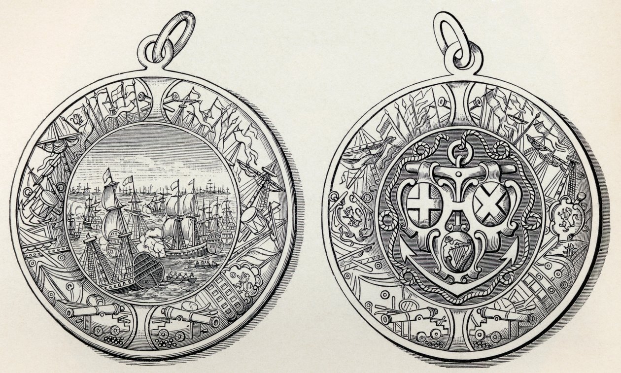 Medal commemorating Admiral Robert Blake