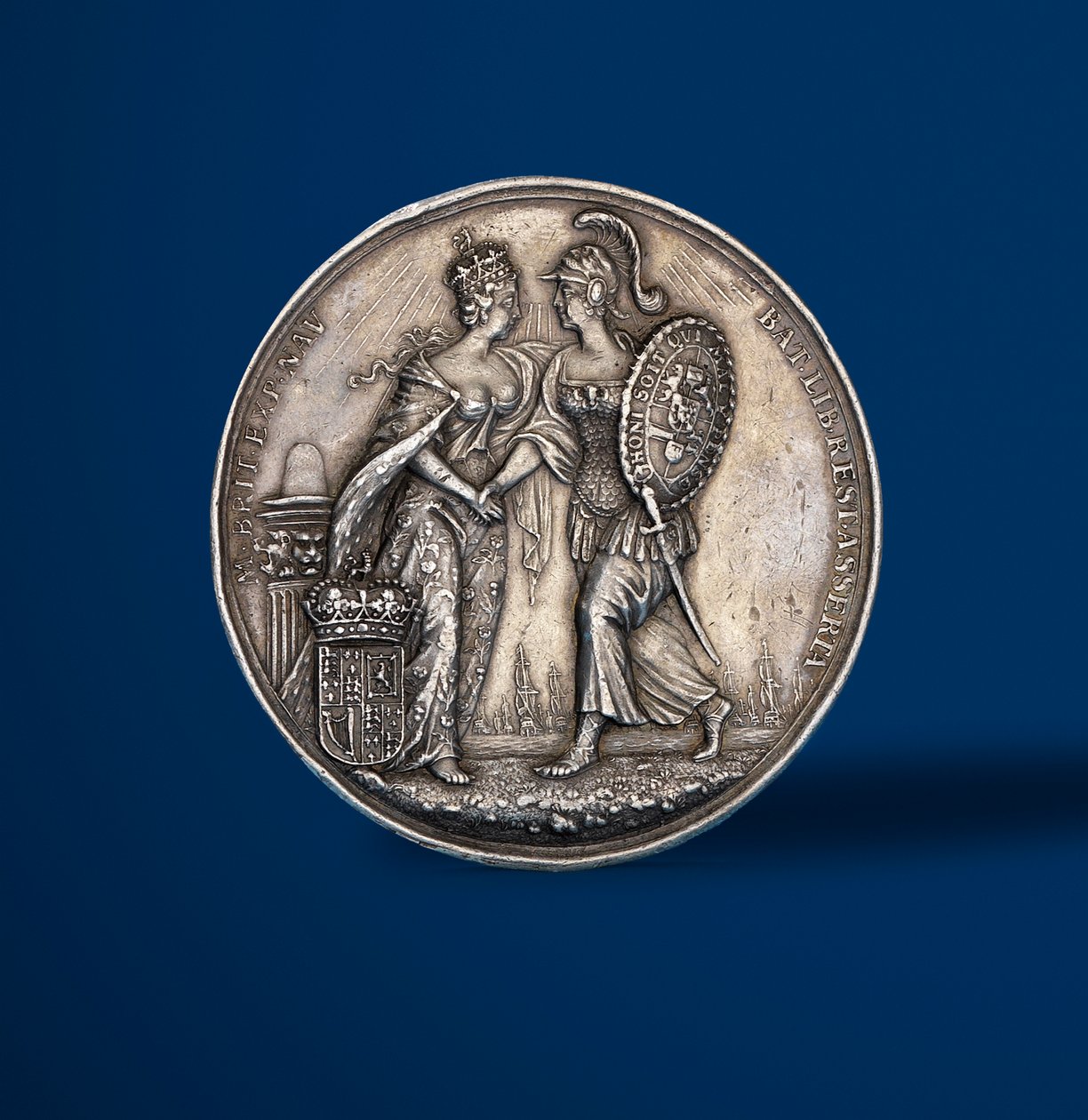 Medal Commemorating the Coronation of William and Mary, 1689 (Reverse) by English School