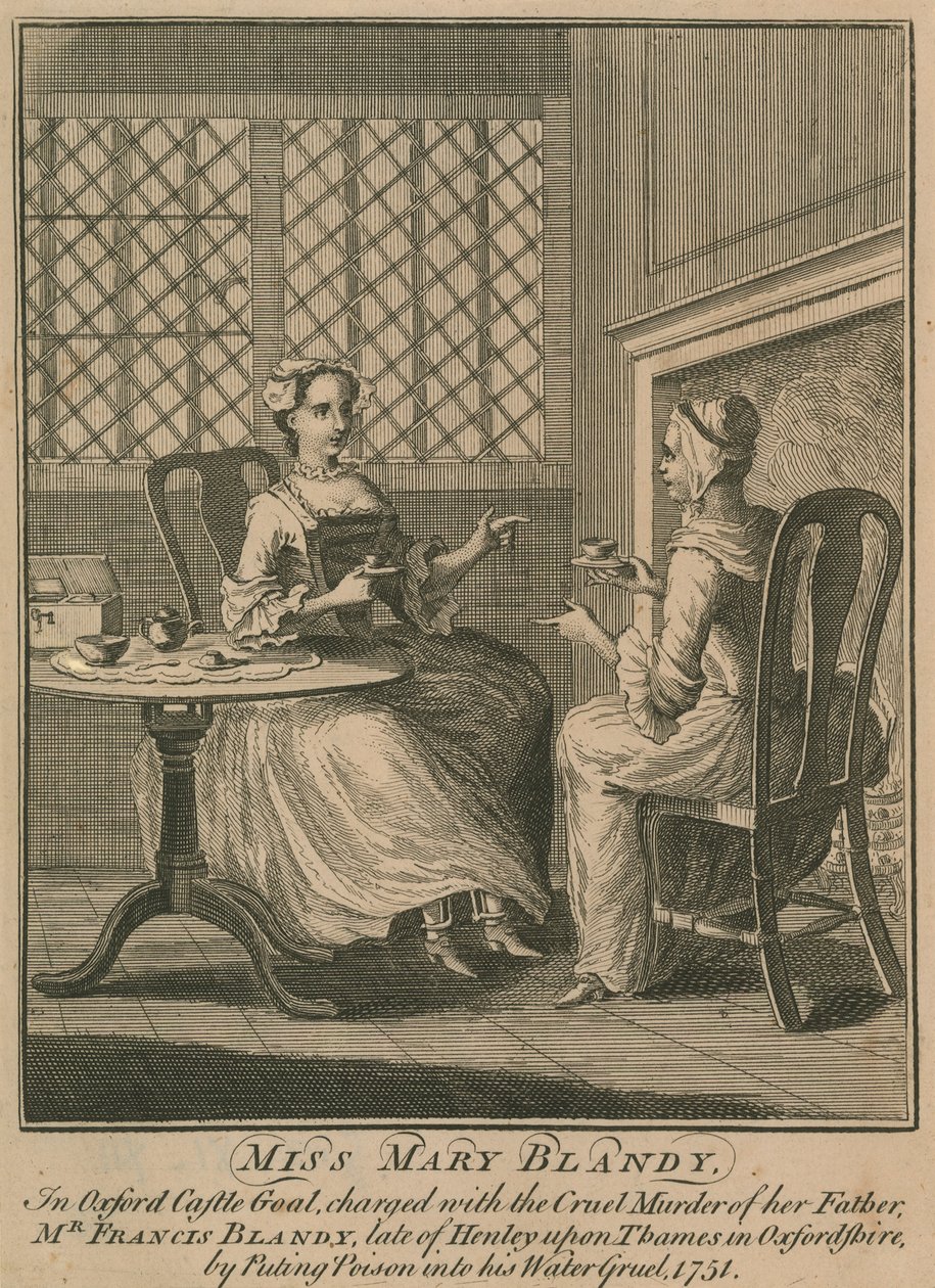 Miss Mary Blandy, Charged with the Cruel Murder of Her Father, Mr Francis Blandy by English School