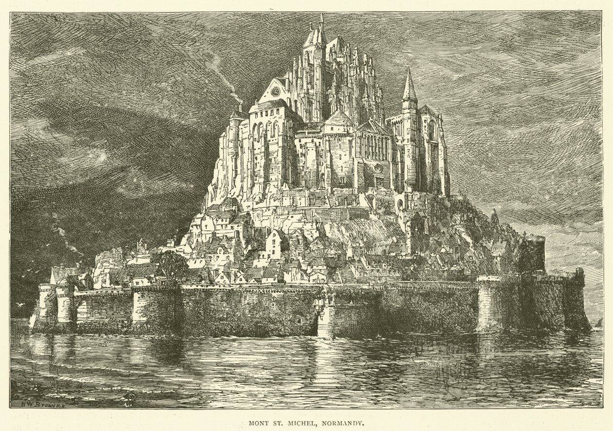 Mont St Michel, Normandy by English School