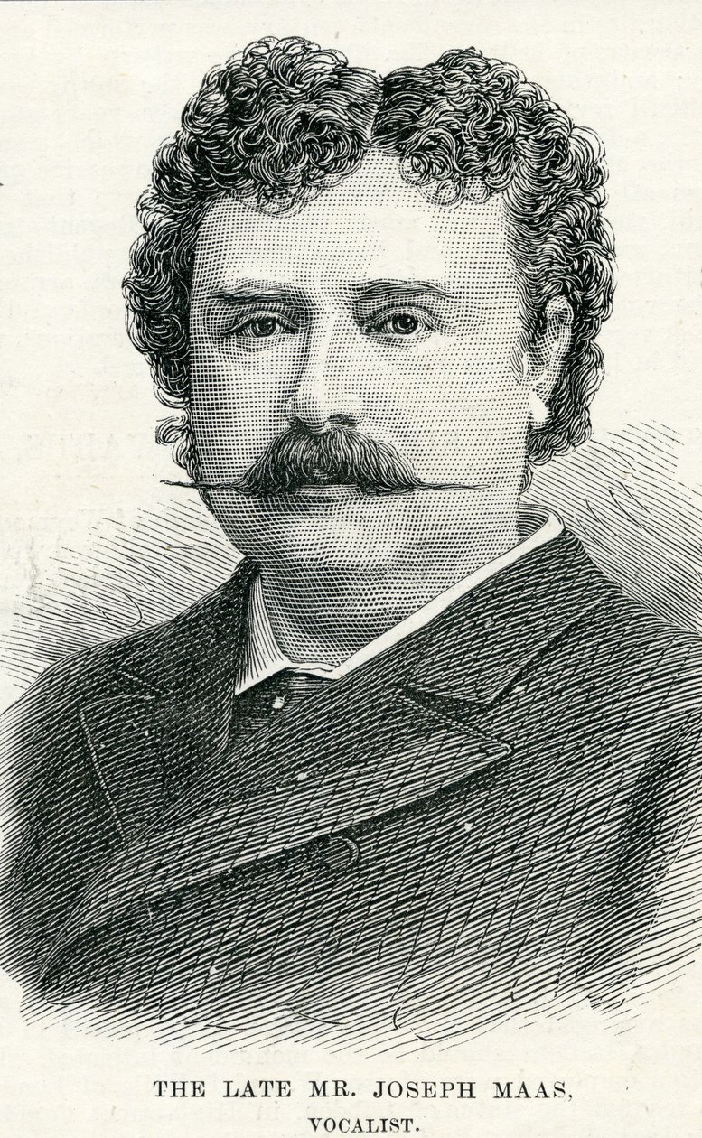 Mr Joseph Maas (1847-1886), Illustration for the Graphic by English School