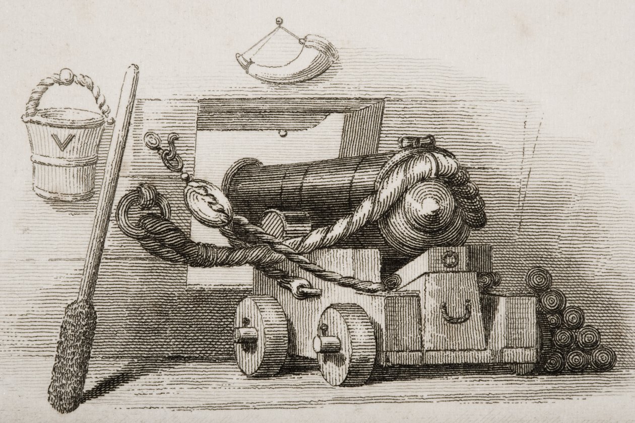 Naval Canon, Illustration from England