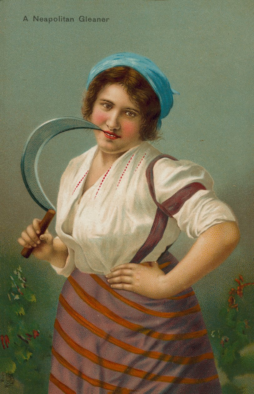 Neapolitan Gleaner by English School