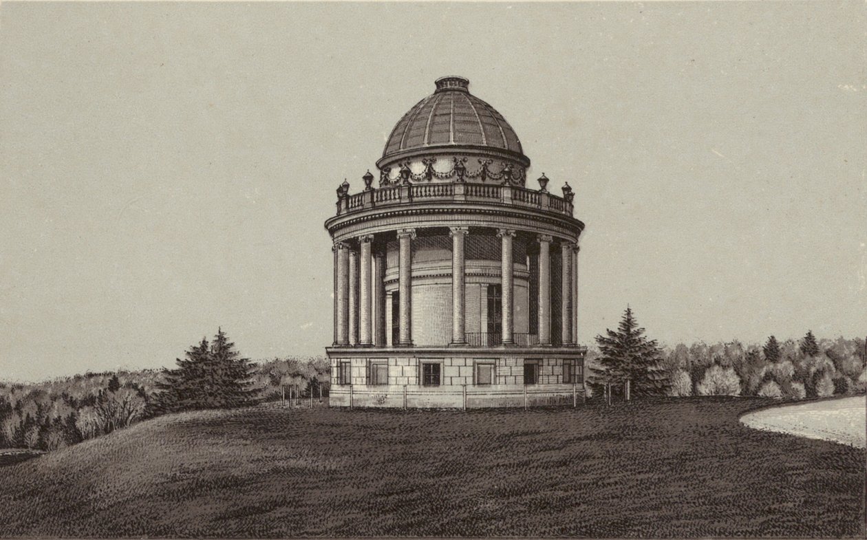 Newbury: Temple, Highclere by English School