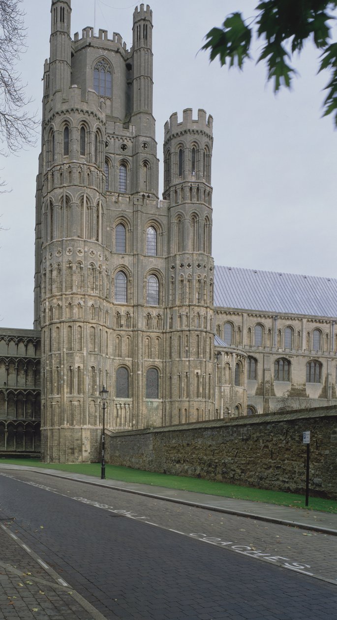 Octagon Tower, from the south, built 1322 by English School