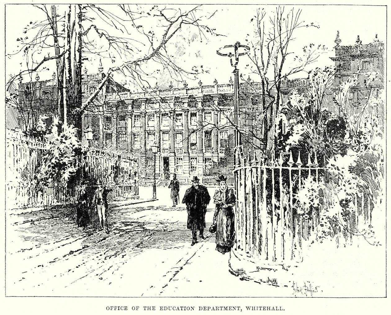 Office of the Education Department, Whitehall by English School