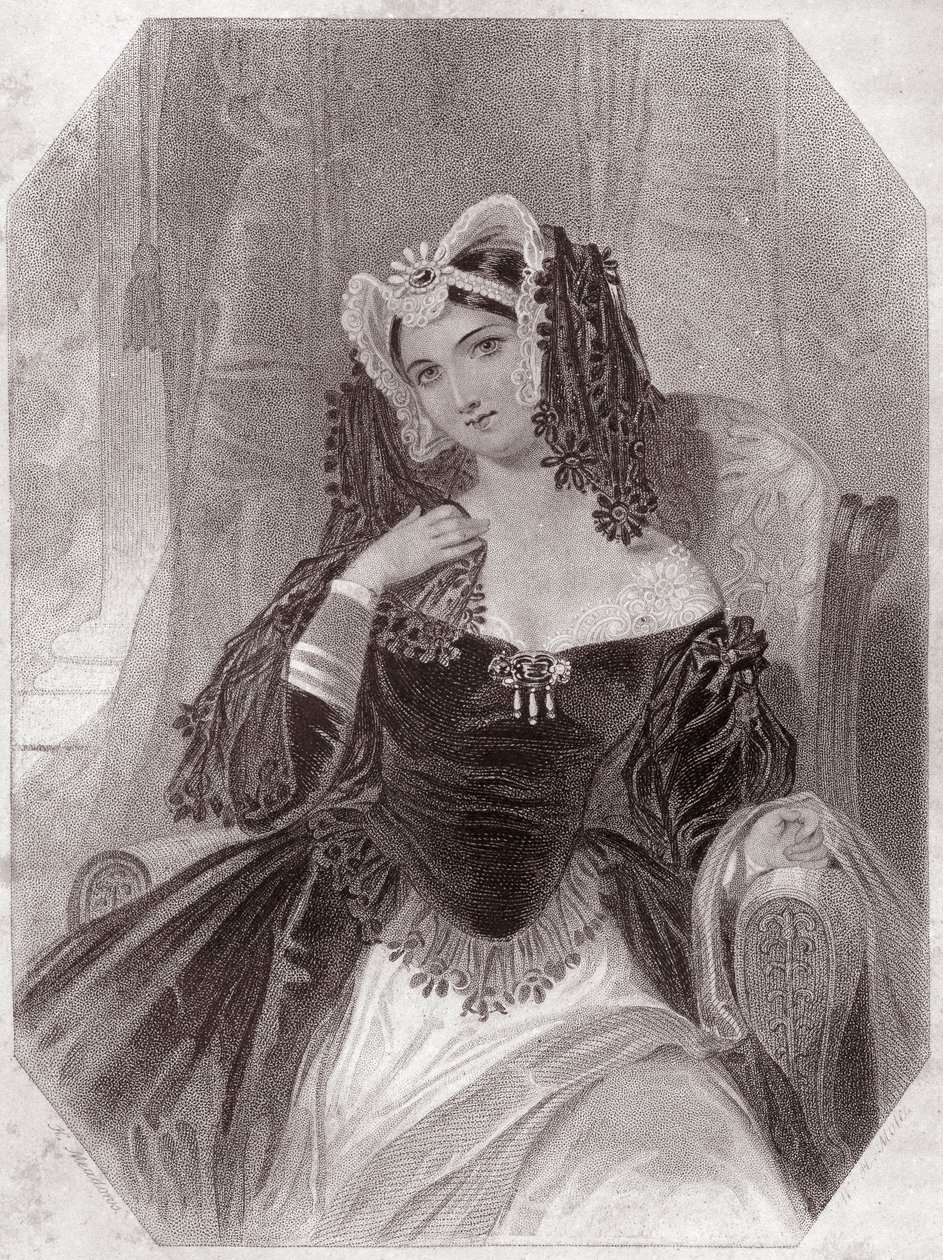 Olivia (Twelfth Night) (circa 1838) from Gallery of the Women of Shakespeare by English School