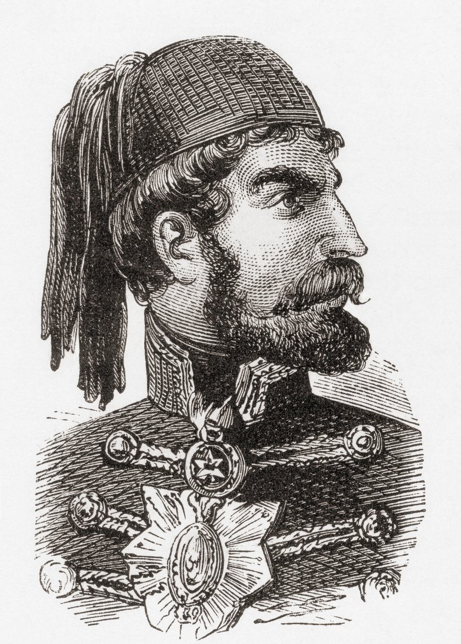 Omar Pasha Latas, from Ward and Lock
