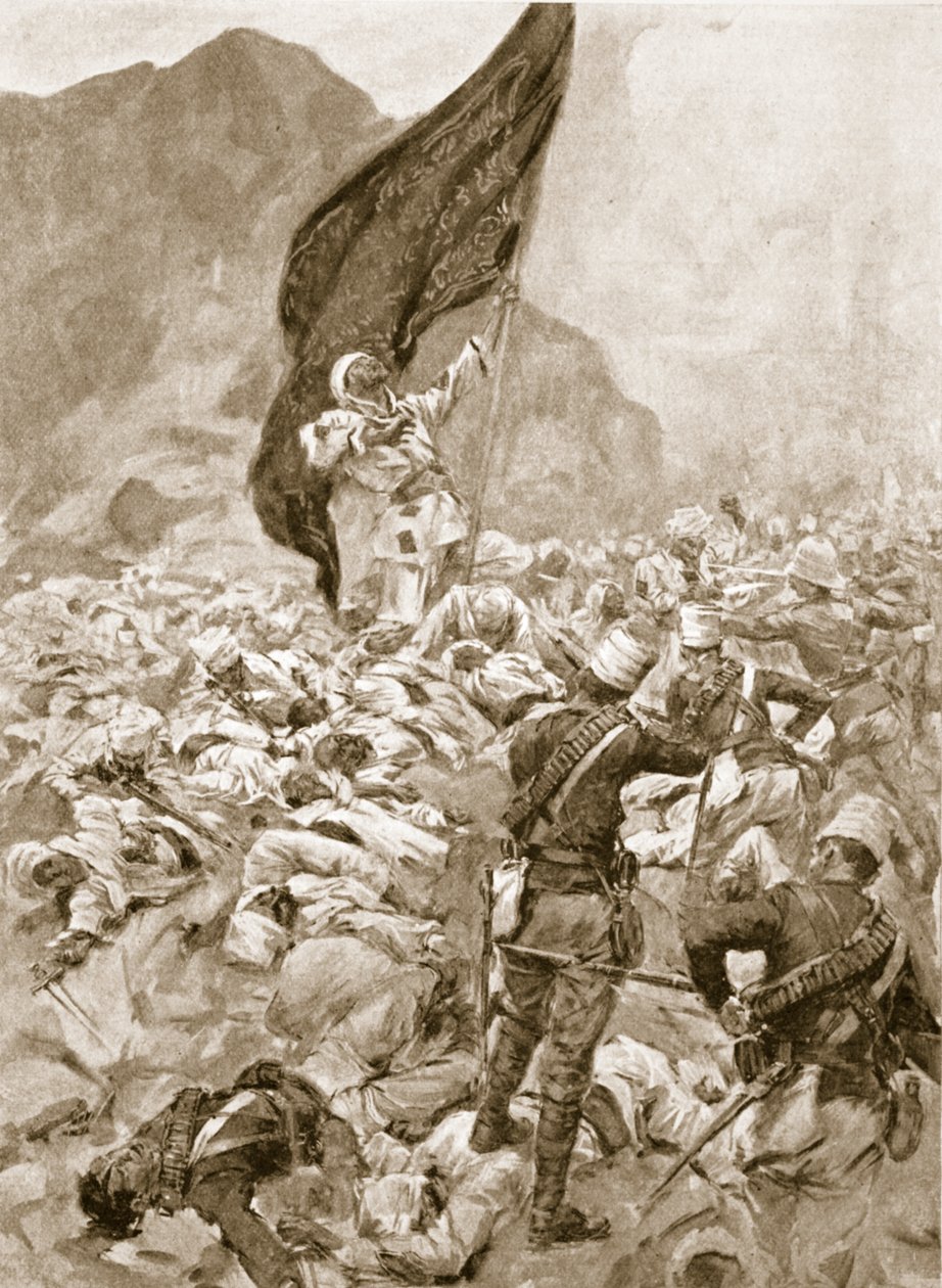 Omdurman: The last bearer of the Black Flag, September 2nd, 1898 by English School