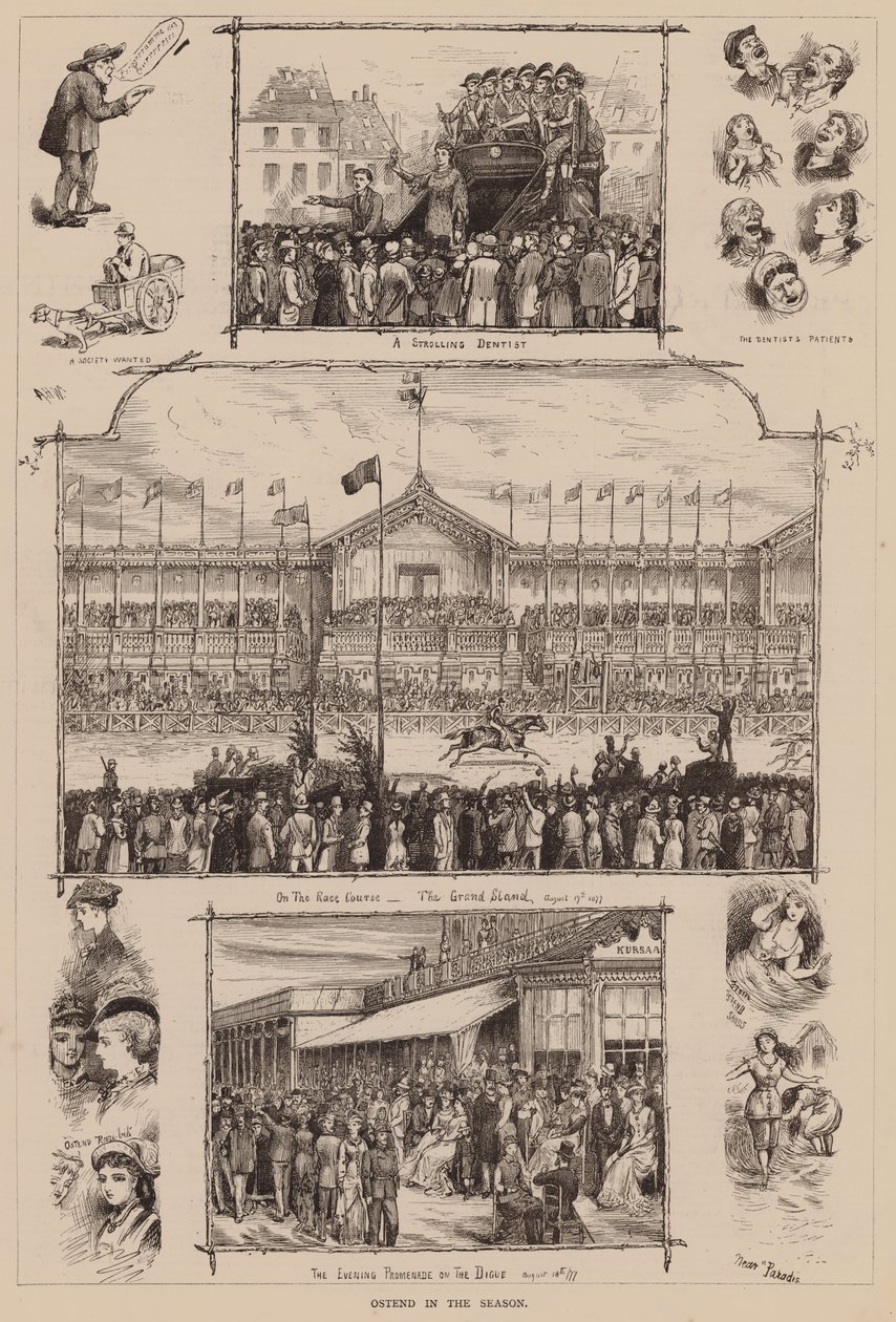 Ostend in the Season by English School