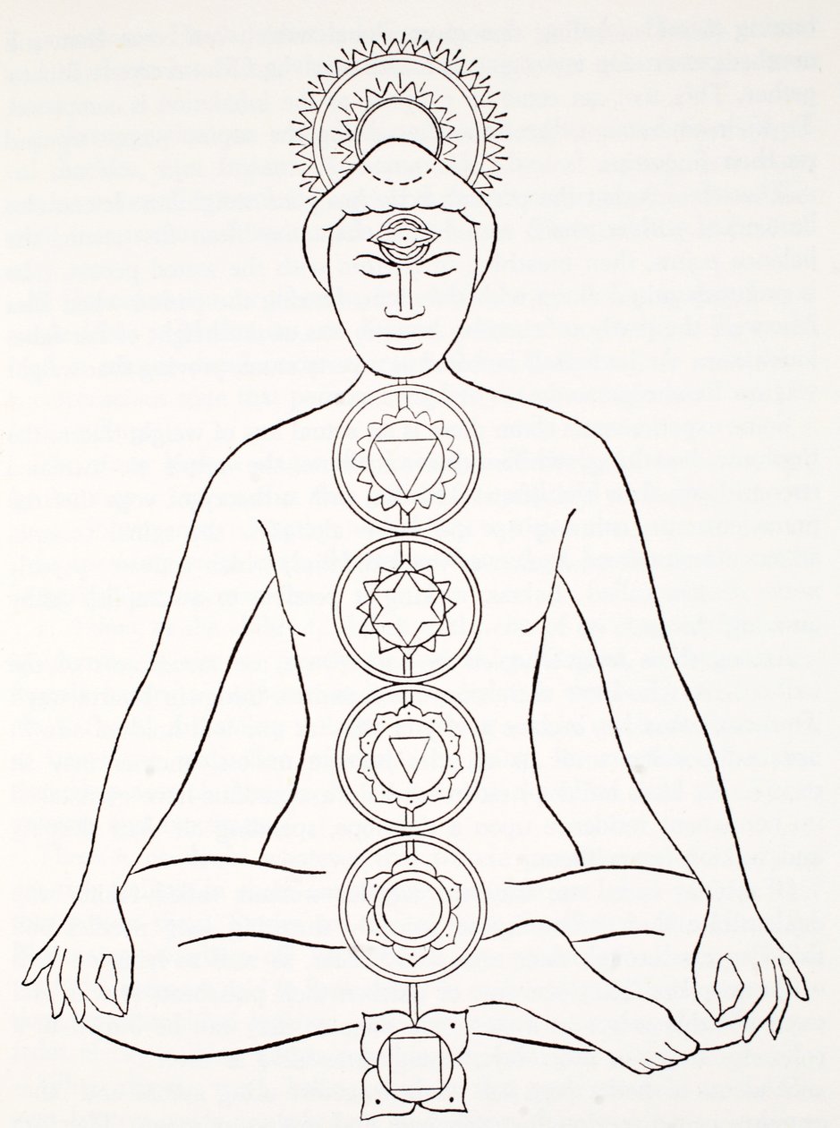 Padmasana or Lotus Position by English School
