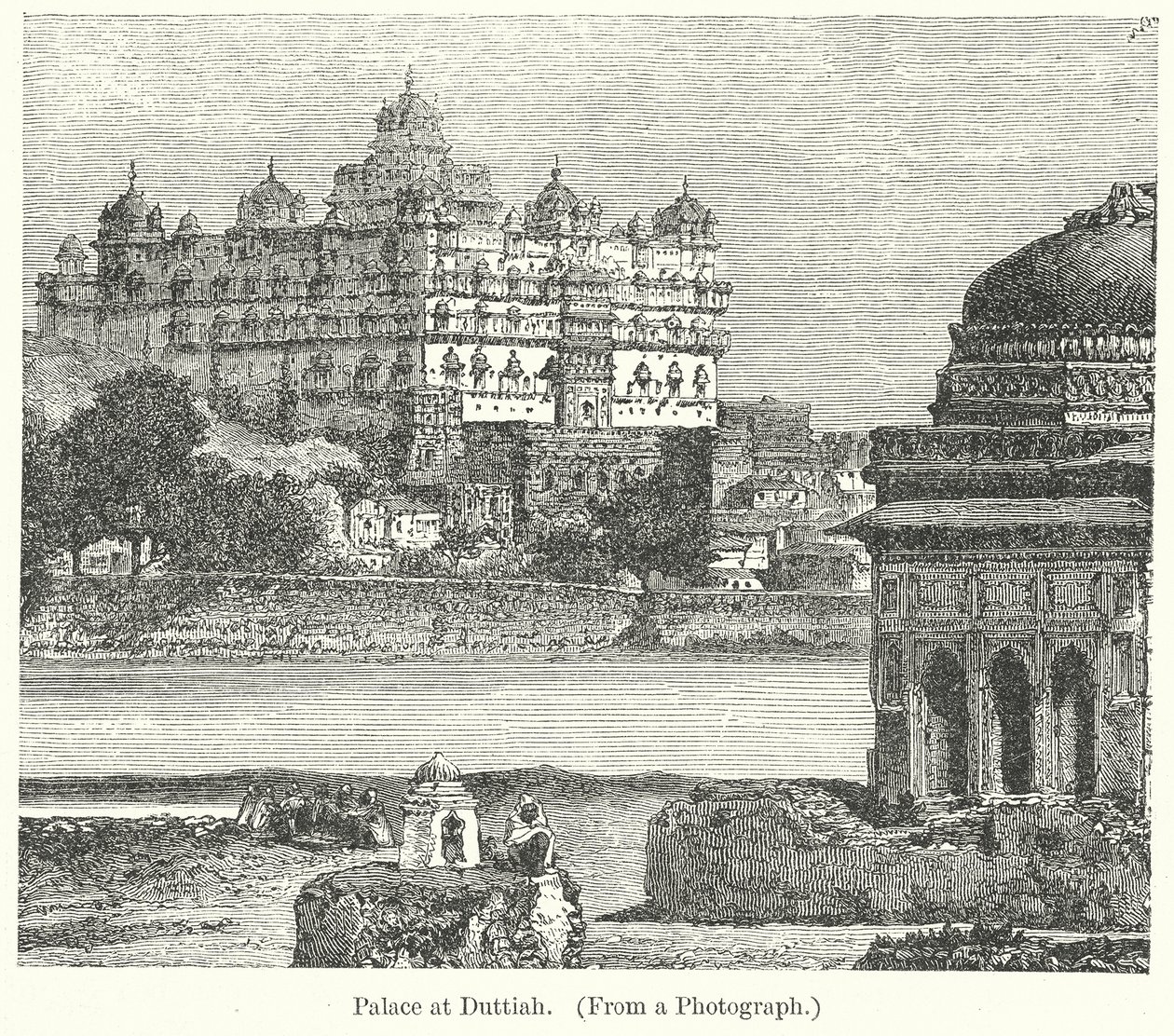 Palace at Duttiah by English School