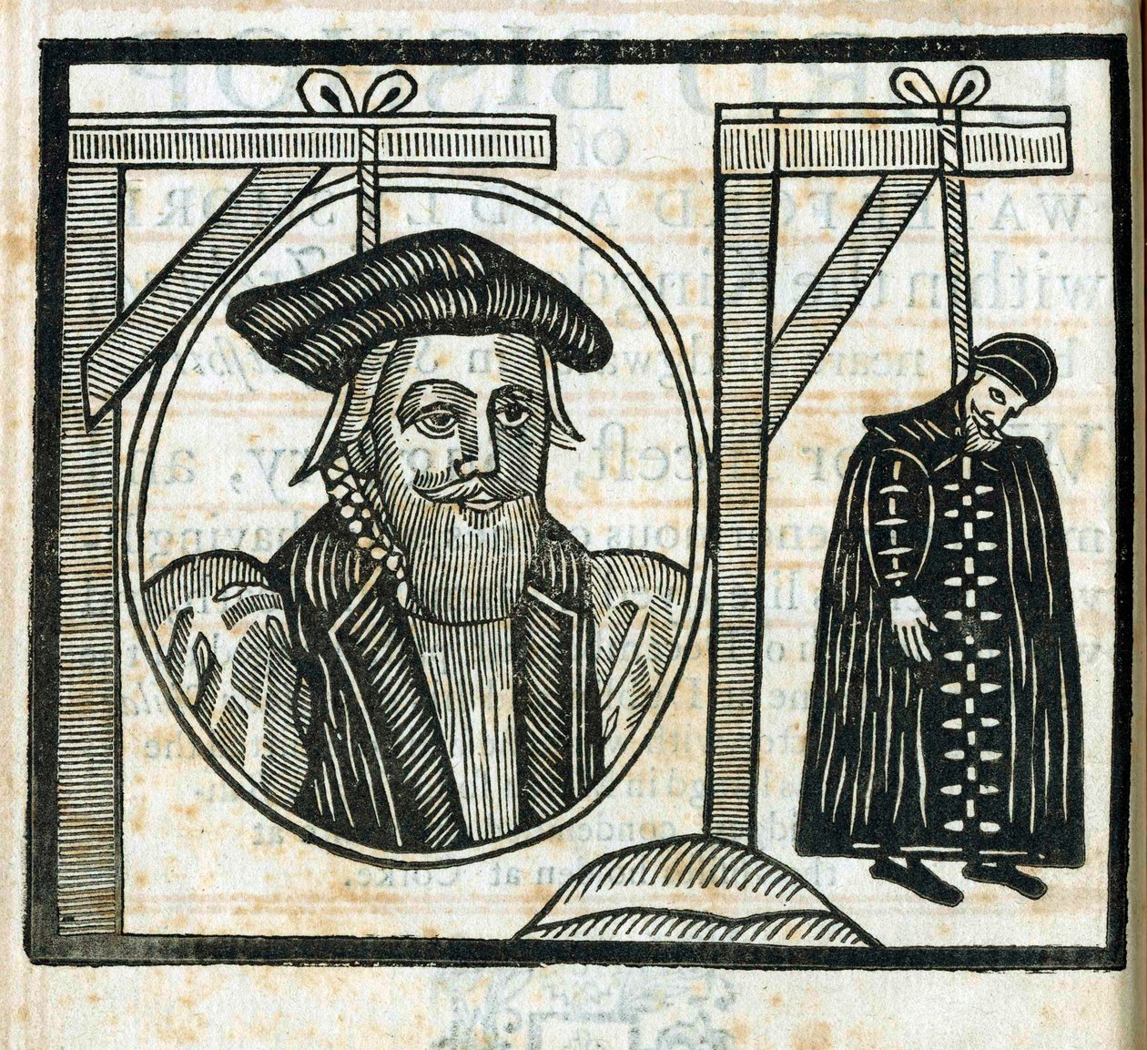 Pamphlet Announcing the Execution of John Atherton and His Lover John Childe for Buggery by English School