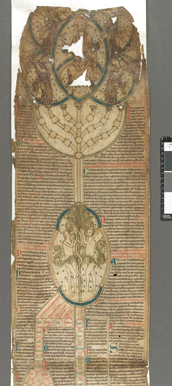 Peter of Poitiers, Compendium historiae in genealogia Christi (Parchment) by English School