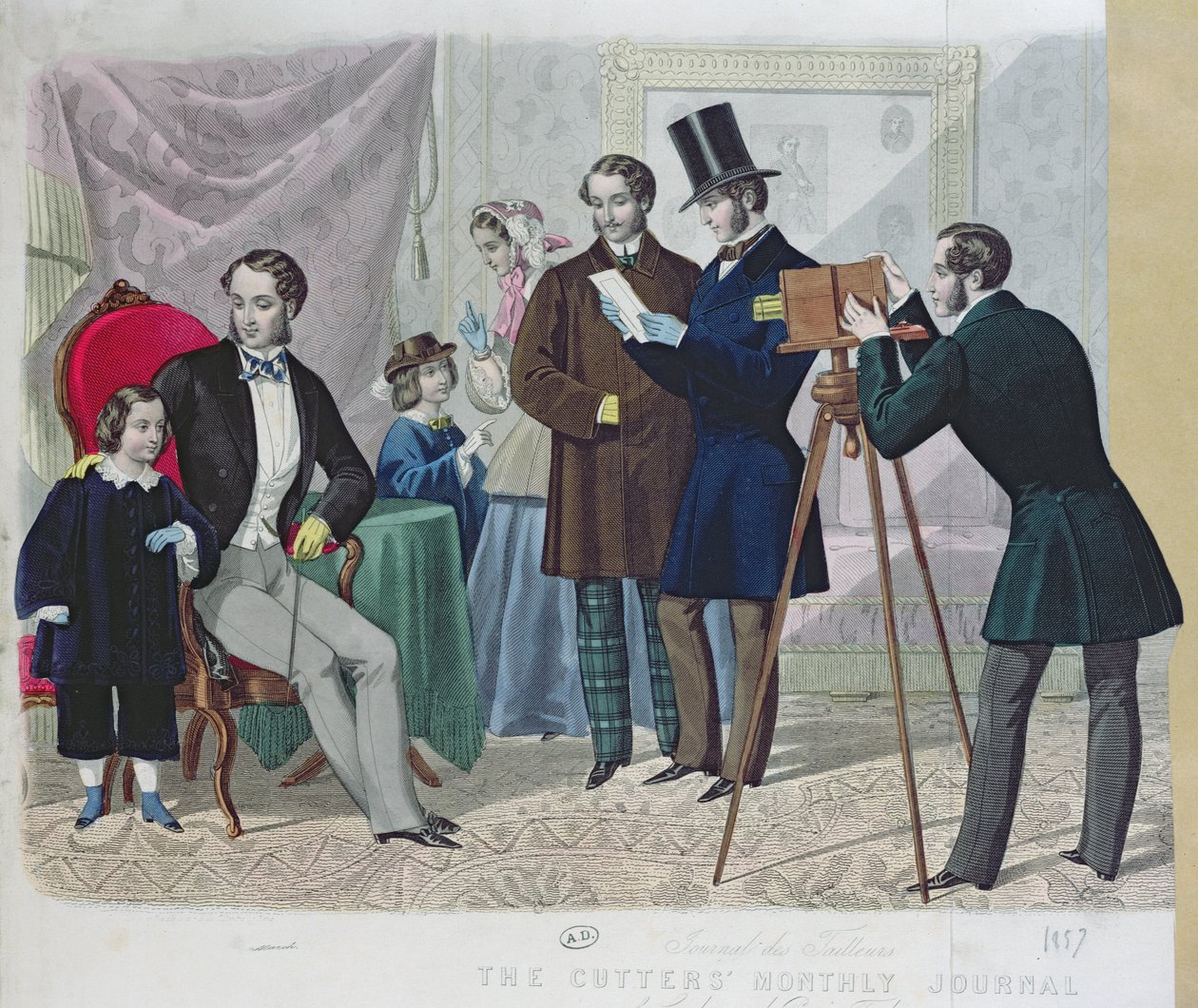 Photographic Session, 1857 by English School