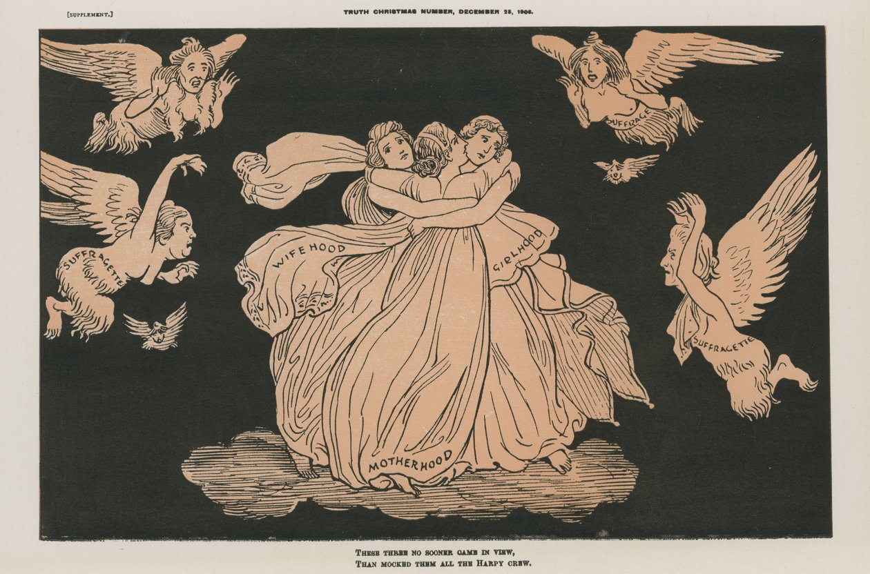 Political Cartoon by English School