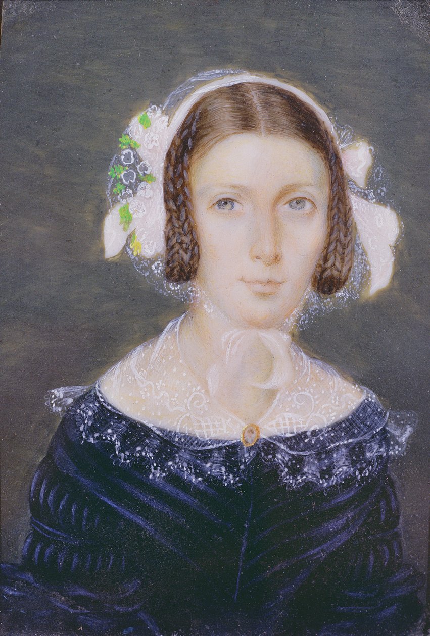 Portrait Miniature of Fanny Brawne by English School