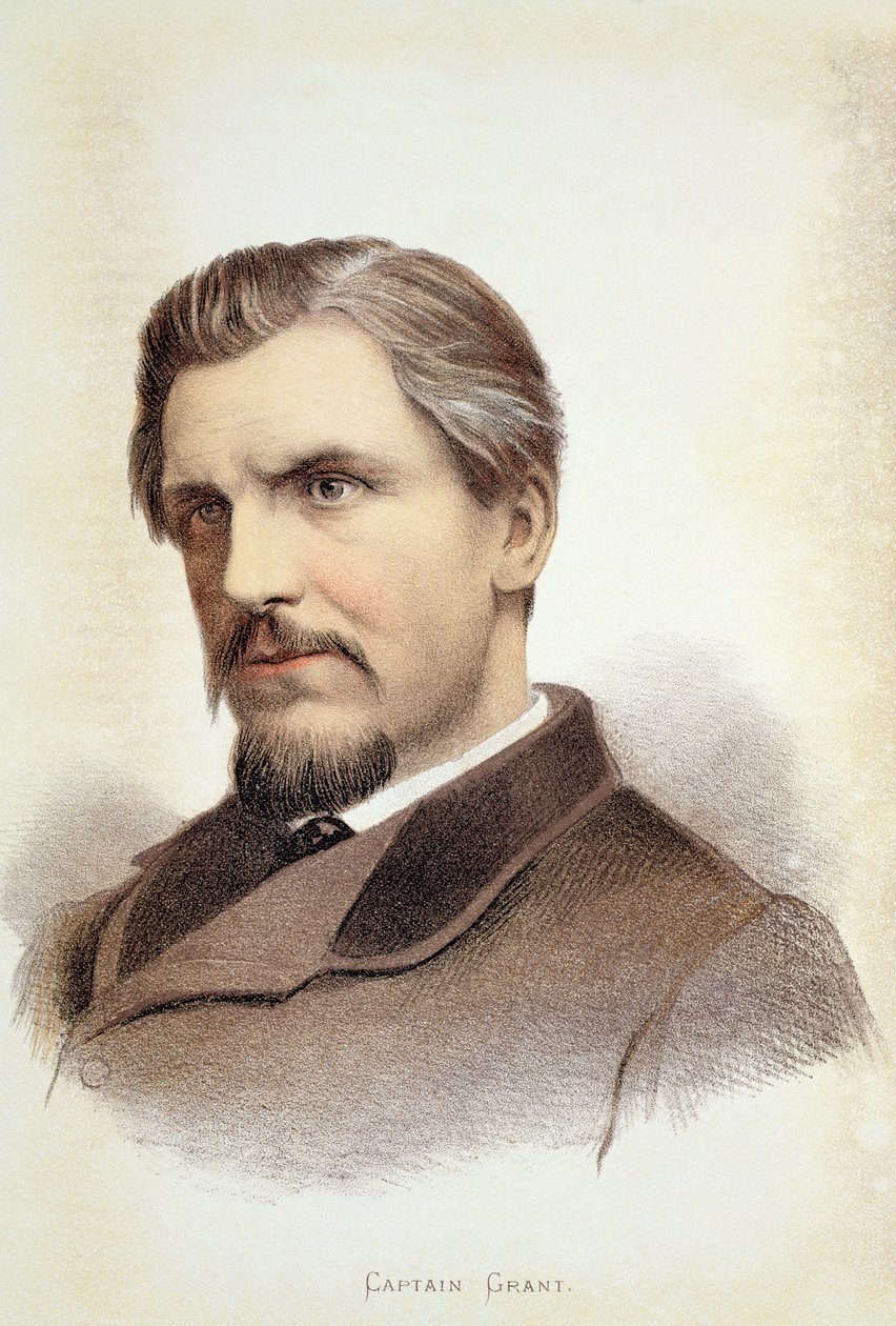 Portrait of Captain James Augustus Grant by English School