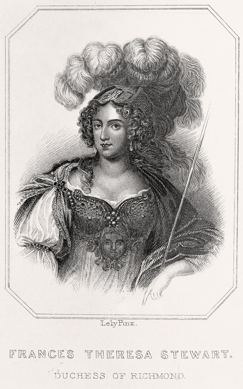 Portrait of Frances Theresa Stewart by English School