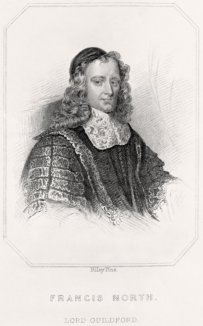 Portrait of Francis North, Lord Guildford by English School