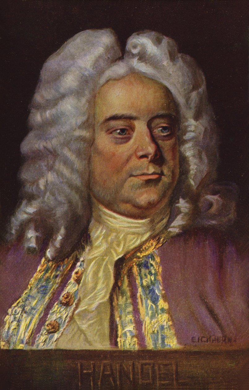 Portrait of George Friedrich Handel by English School
