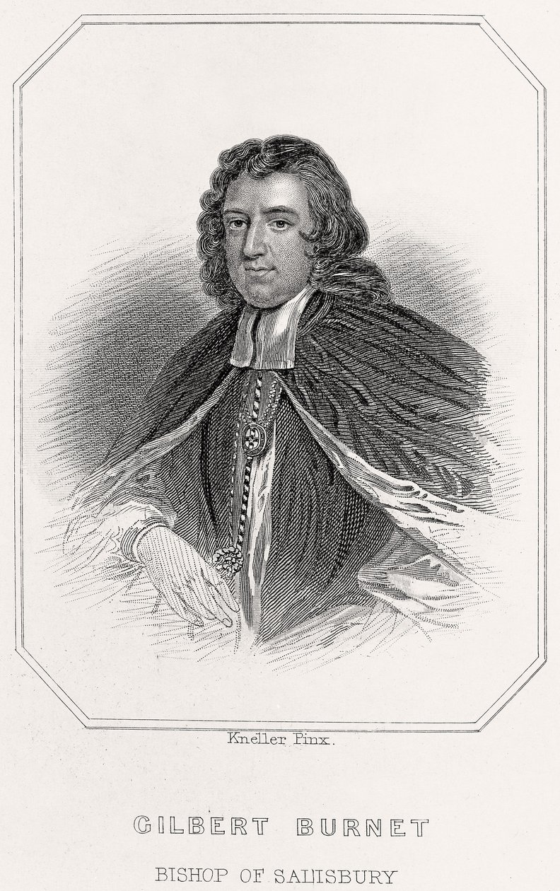 Portrait of Gilbert Burnet, Bishop of Salisbury by English School