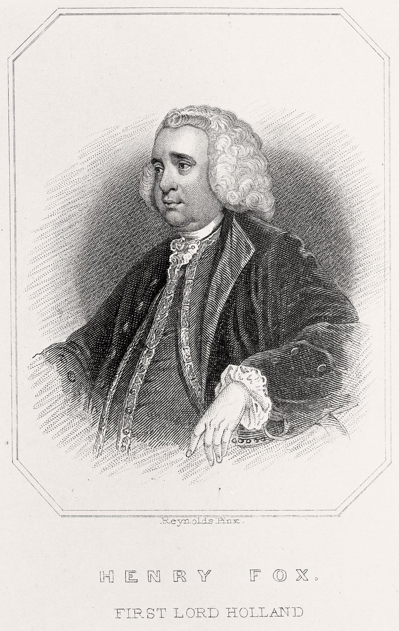 Portrait of Henry Fox, 1st Lord Holland by English School