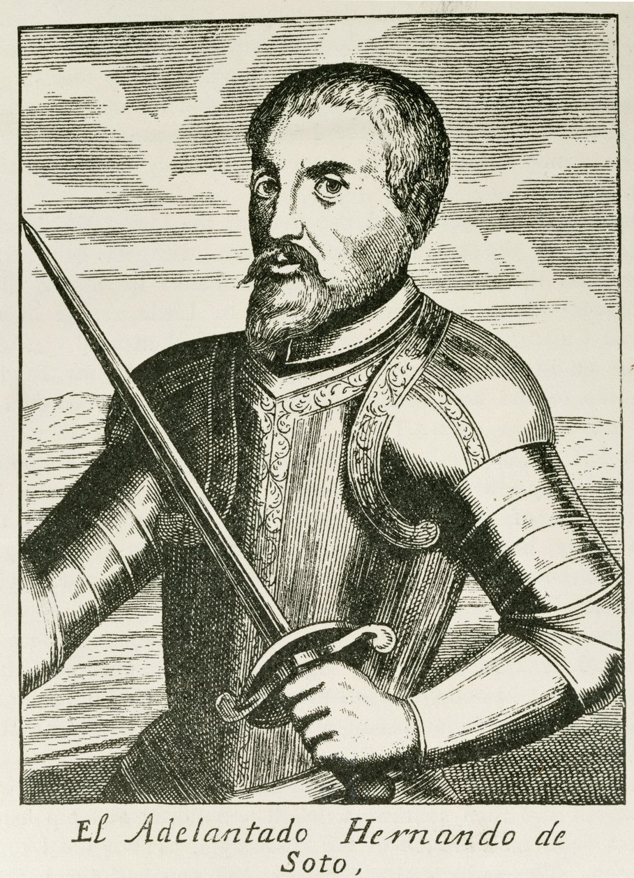 Portrait of Hernando de Soto from 