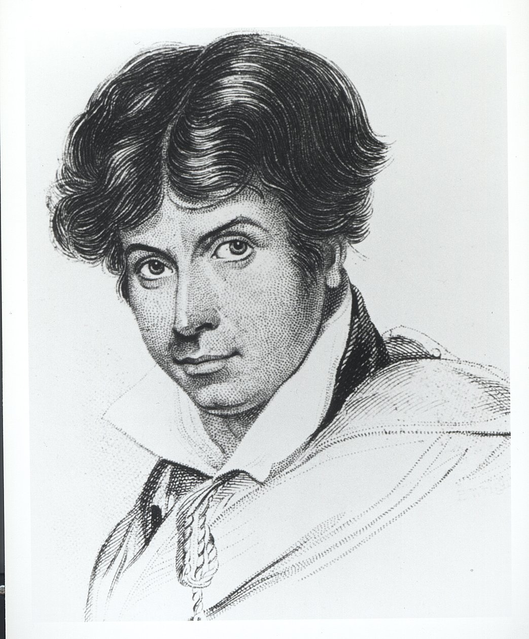 Portrait of James Henry Leigh Hunt by English School
