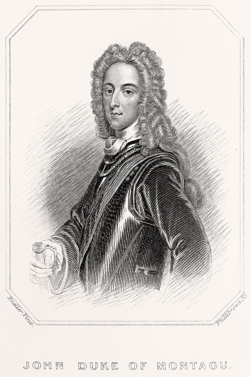 Portrait of John Duke of Montagu by English School