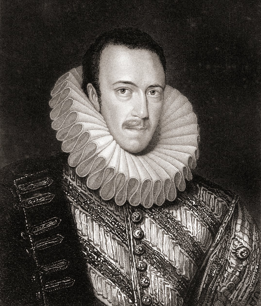 Portrait of Philip Howard, 13th Earl of Arundel, from Lodges British Portraits, 1823 by English School