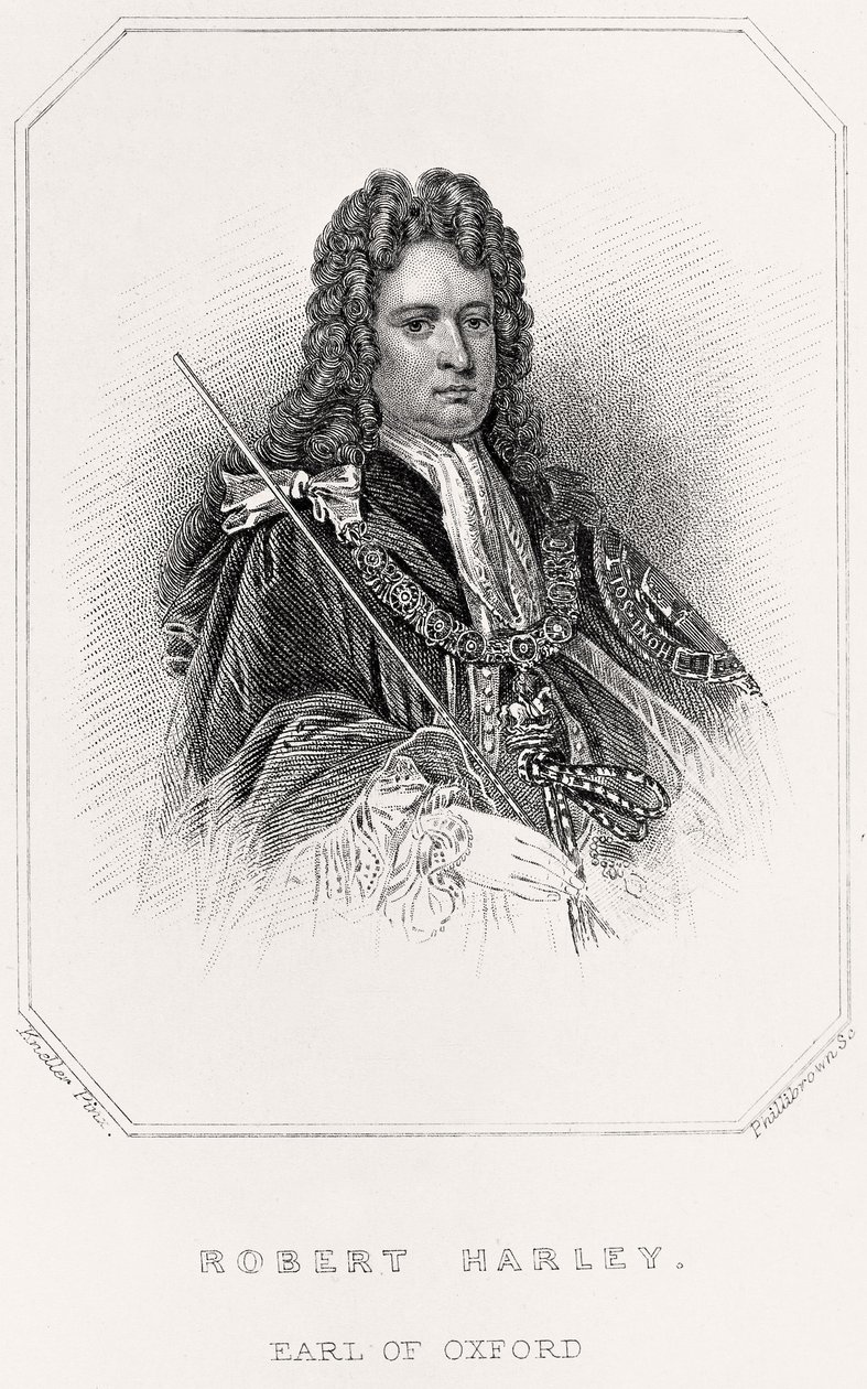 Portrait of Robert Harley, Earl of Oxford by English School