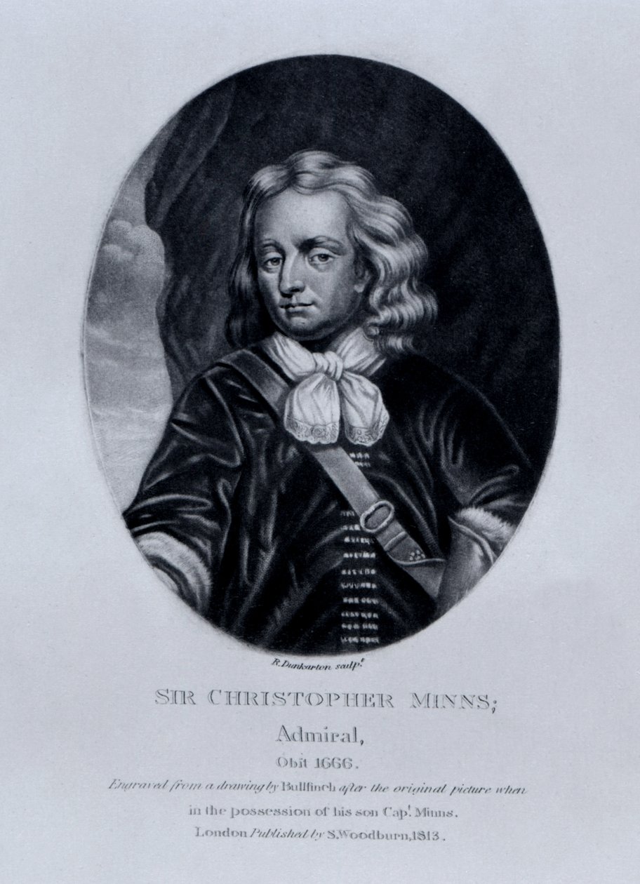Portrait of Sir Christopher Minns, from 