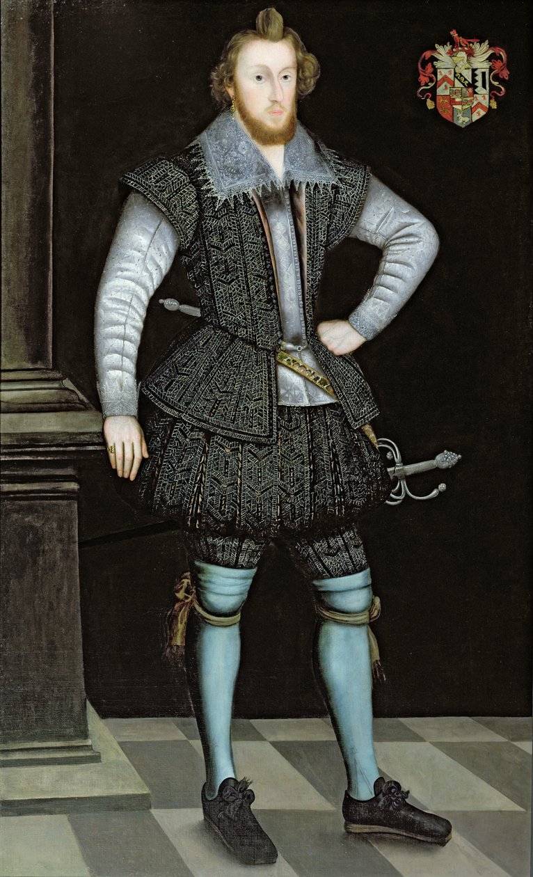 Portrait of Sir Edward Fox of Gwrrnego by English School