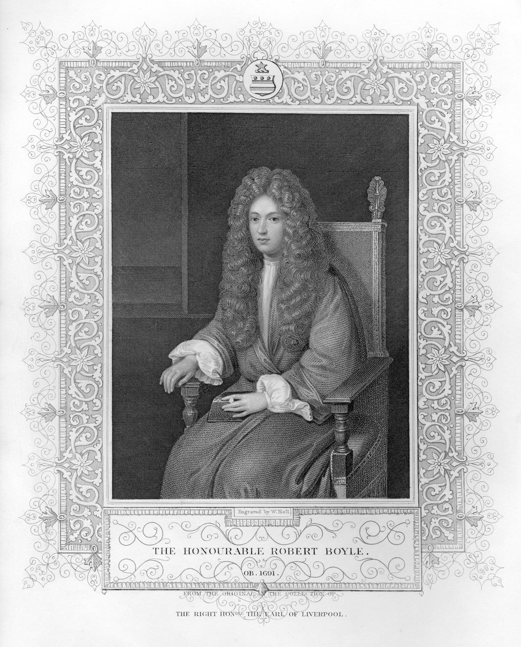 Portrait of The Honourable Robert Boyle by English School