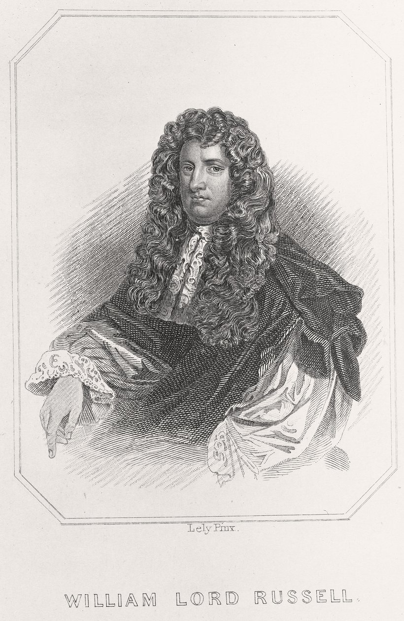 Portrait of William Lord Russell by English School