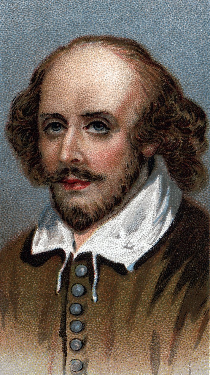 Portrait of William Shakespeare, English playwright - From series 