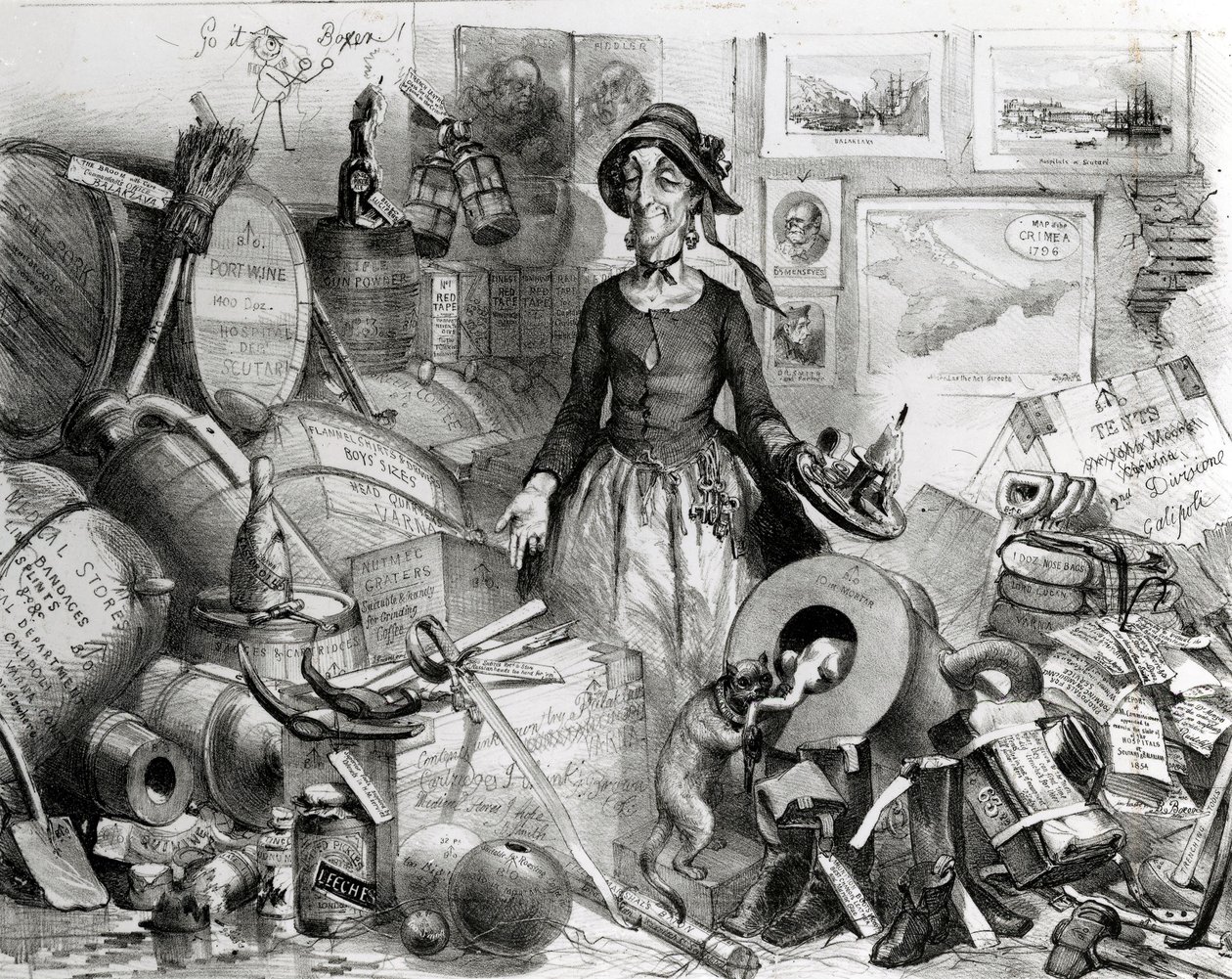 Portrait of the Celebrated Mis(s)-Management Respectfully Dedicated to Her Admirers, 1855 by English School