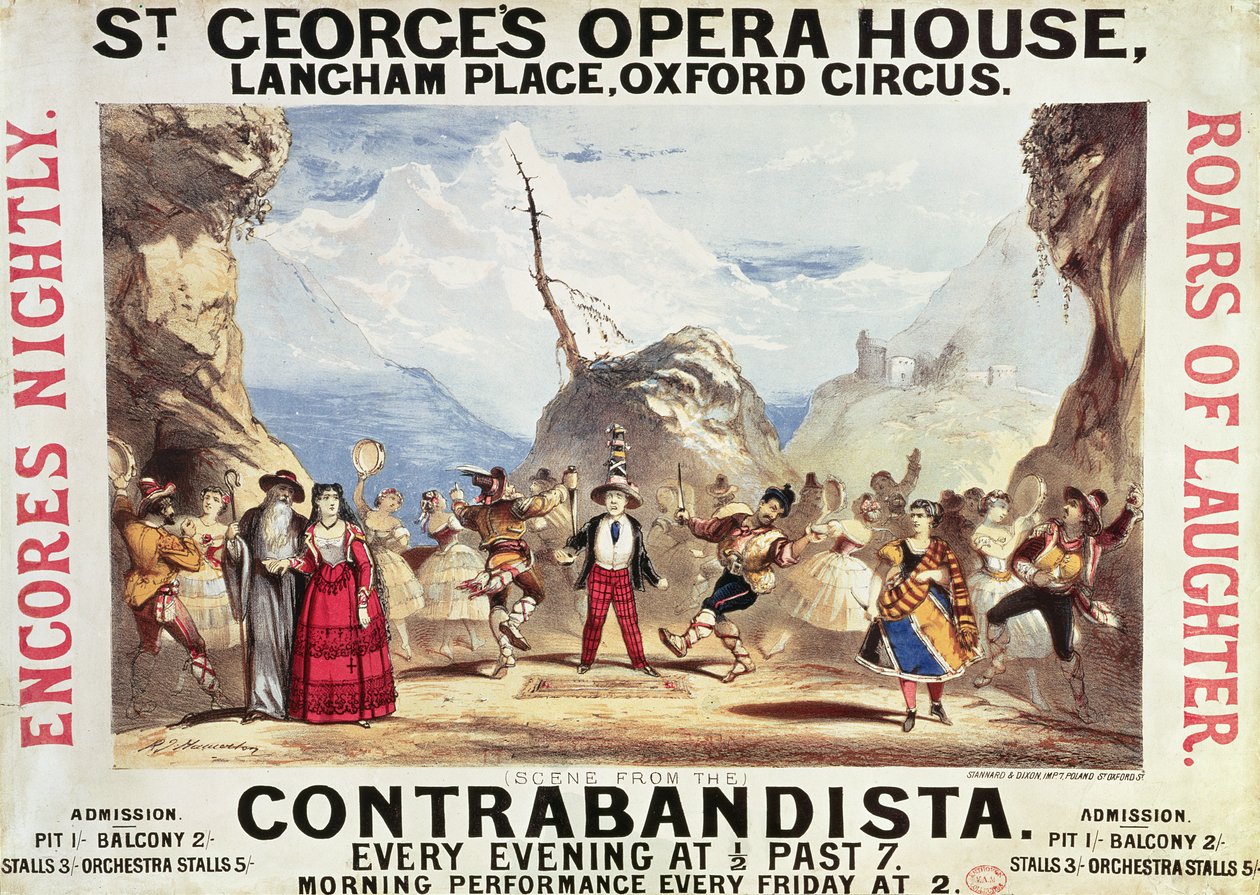 Poster advertising St.George