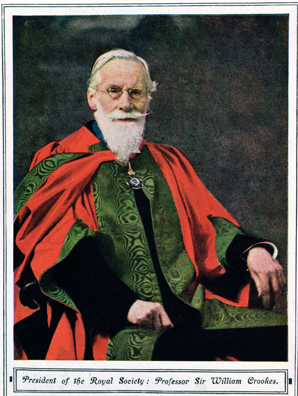 Professor Sir William Crookes from Illustrated London News, May 1914 by English School