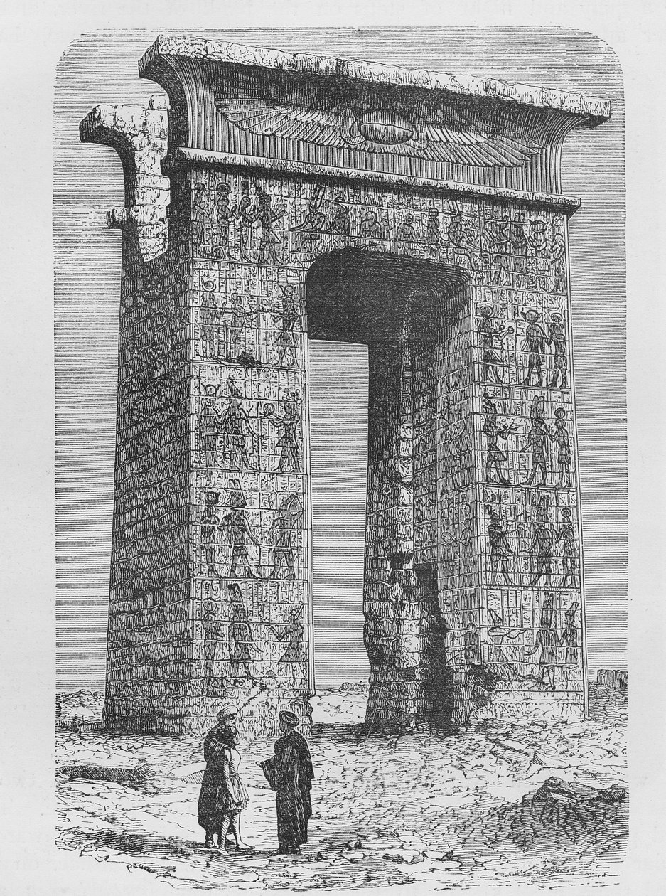 Propylon at Karnak by English School