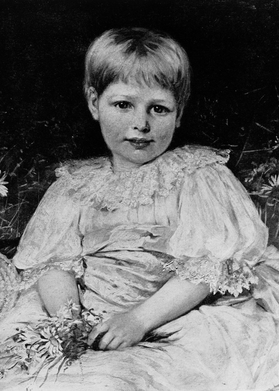 Radclyffe Hall aged 5 by English School
