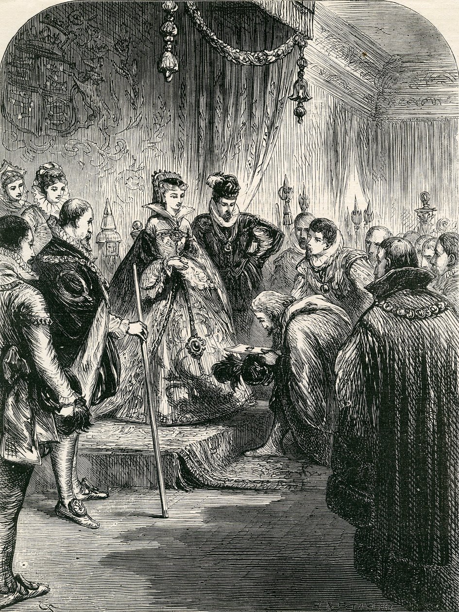 Reception of the First Russian Embassy in England by English School