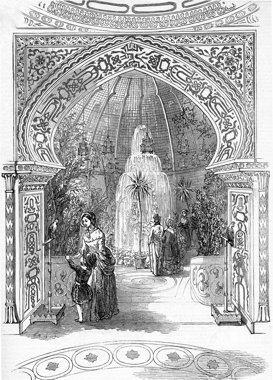Reopening of the Colosseum, Regents Park: The Conservatory, 1845 by English School