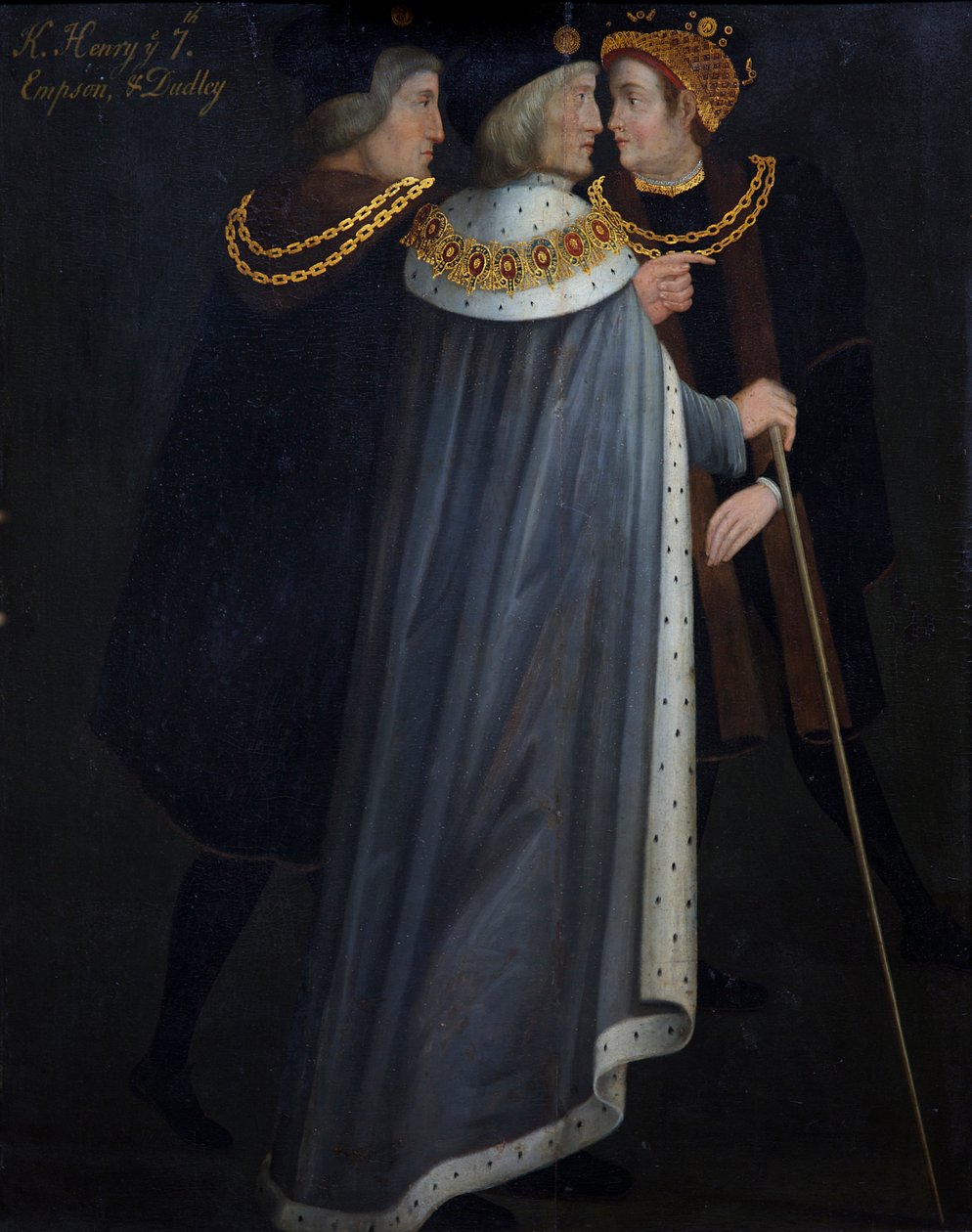Richard Empson, Henry VII and Edmund Dudley by English School