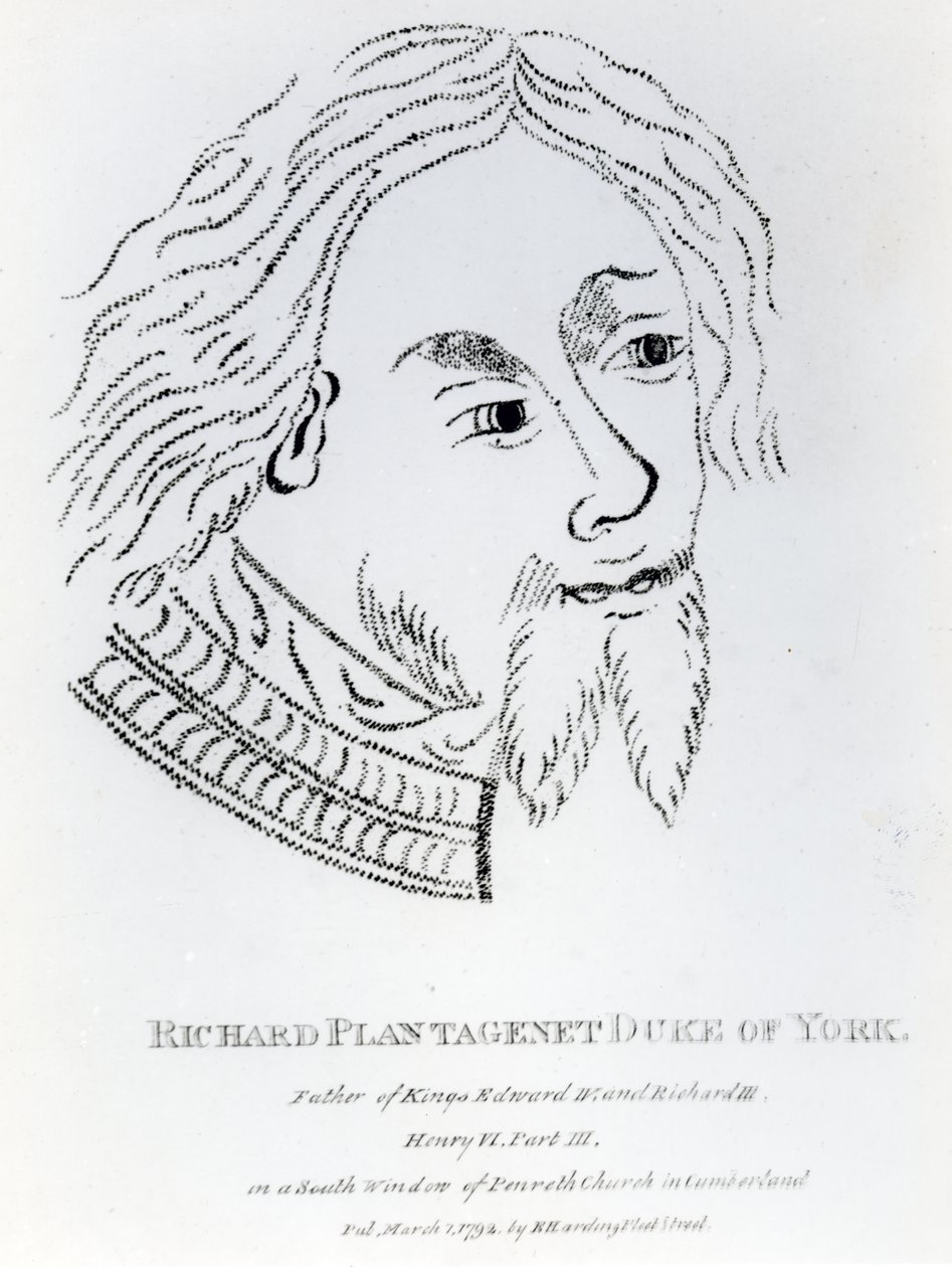 Richard of York, 3rd Duke of York (published in 1792) by English School