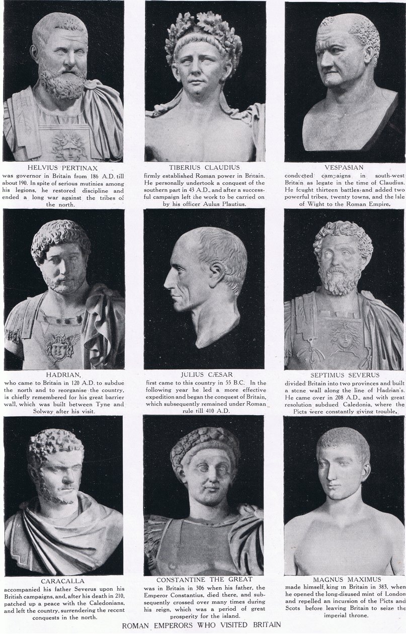 Roman Emperors who visited Britain by English School